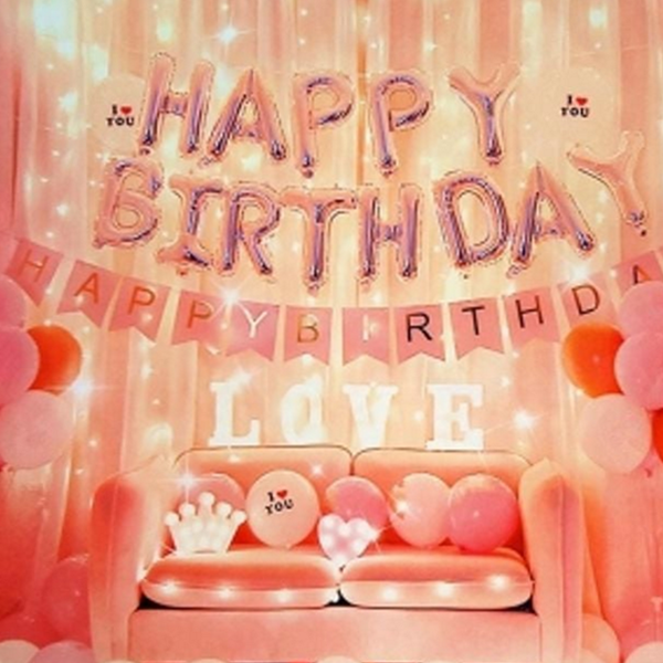 이벤트 생일 파티 풍선 생일축하 생일 파티 장식 가랜드 용품 - 상품 이미지