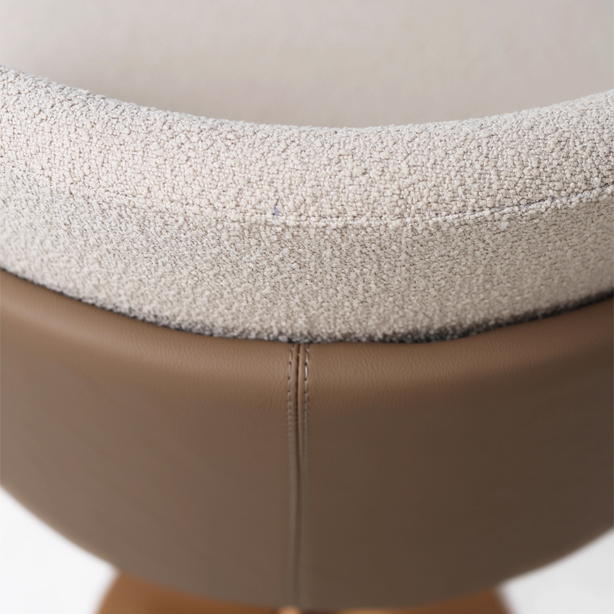 로즈 골드 엘레강스 아일랜드 식탁 홈바 바 스툴 Rosegold Elegance Bar Chair - 상세 이미지 5