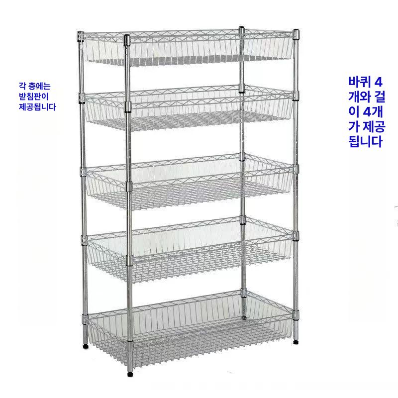 업소용 식기 건조대 스텐 관망 설거지선반 그릇 60cm 소형 40 x 35cm 3칸 1x1cm - 상세 이미지 4