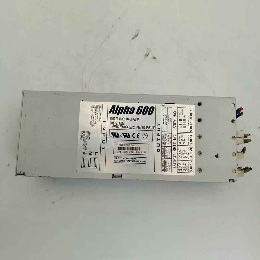 완전히 리퍼된 전원공급장치 TDK-LAMBDA 모듈형 Alpha 600 MA 6000308 A