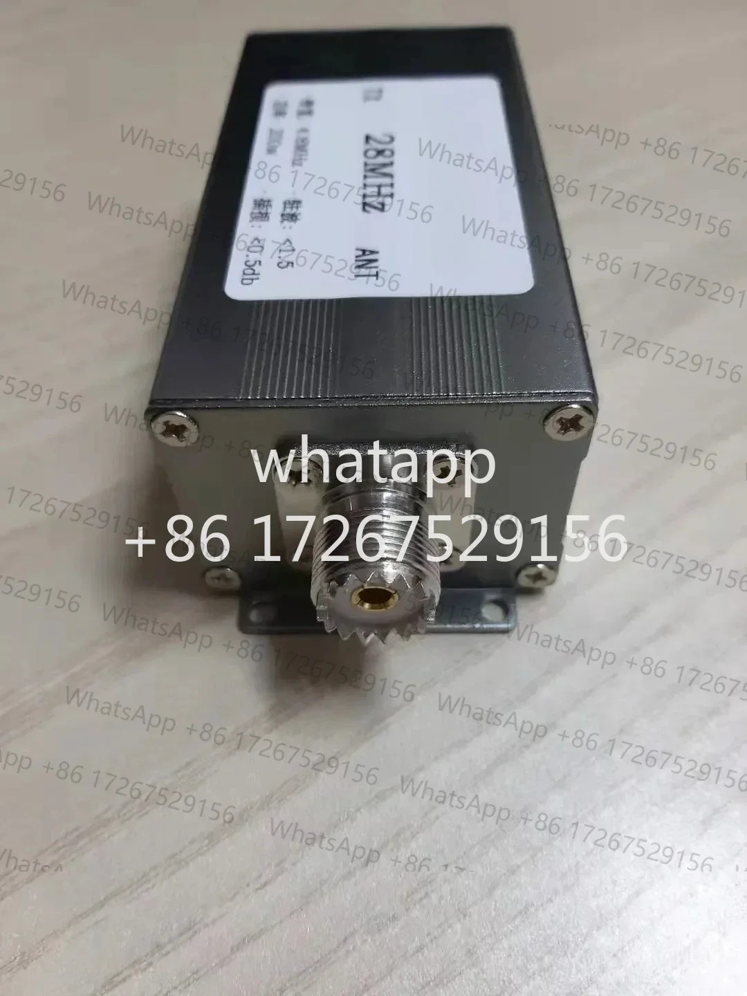 HF 28MHz 고절연 대역통과 필터 M 암 협대역 BPF 10m 대역