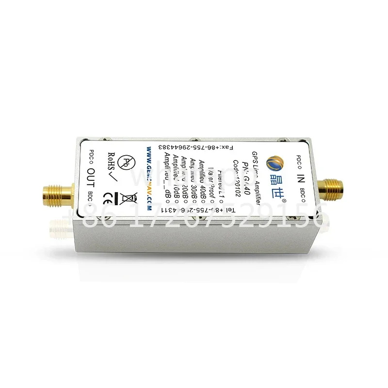 GA40 GPS GNSS 동축 라증폭기 실내 신호 범위 모바일 통신 측량 매핑