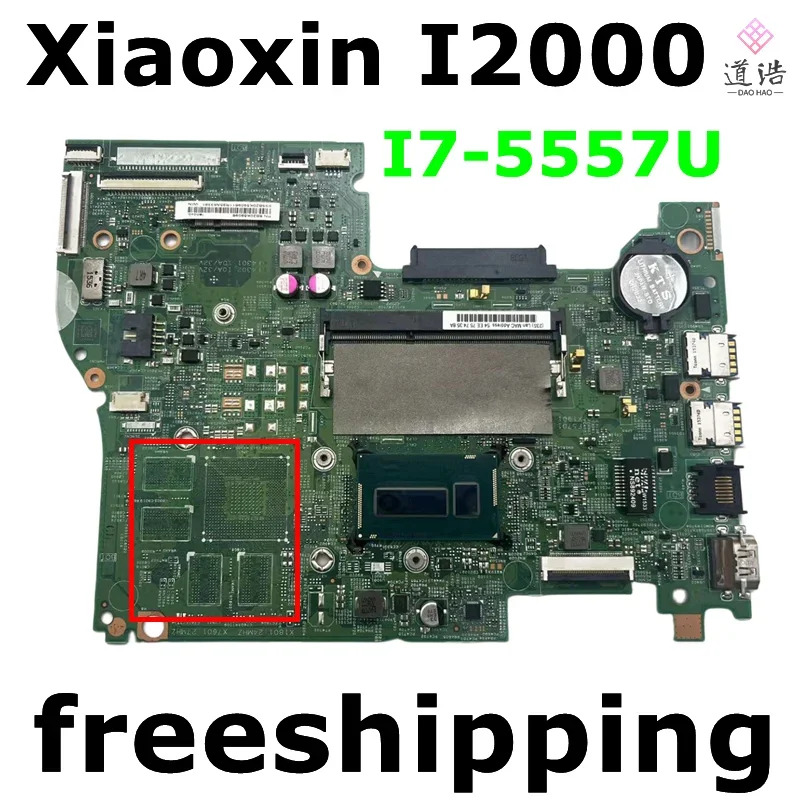 14217-1M Lenovo호환 Xiaoxin I2000 노트북 마더보드 I7-5557U 448.03N03.001M DDR3 메인보드 완전 작동 리퍼