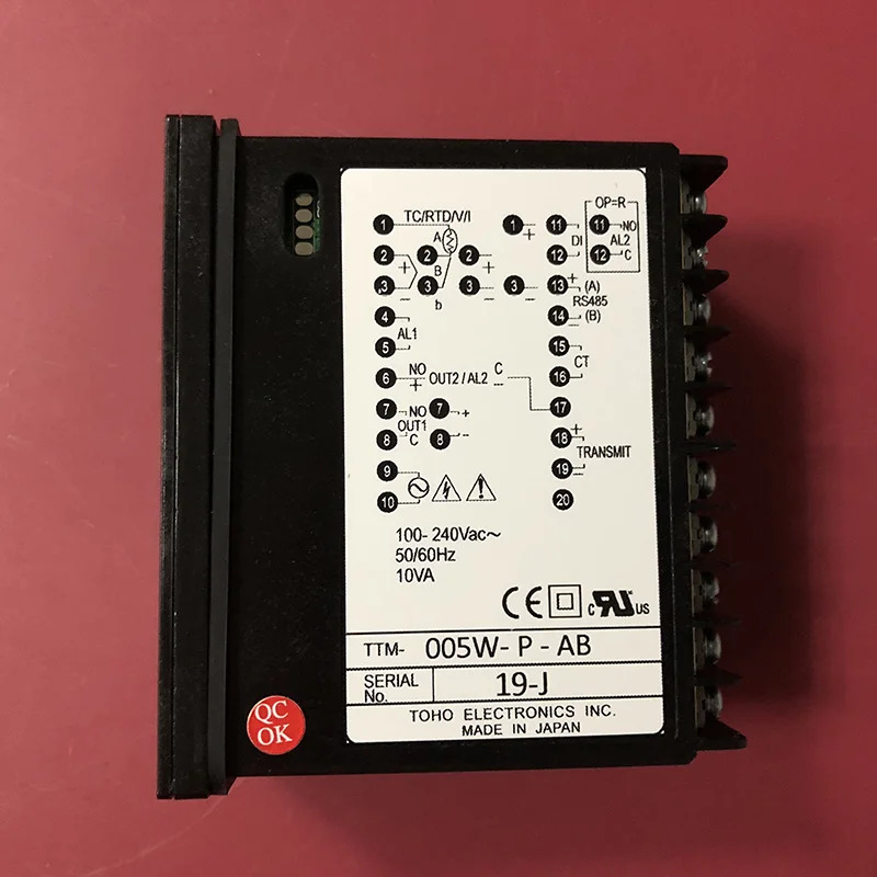 오리지널 일본 TOHO Toho TM-005W-P-AB 온도 조절기 잘못된 경우 10개페널티.