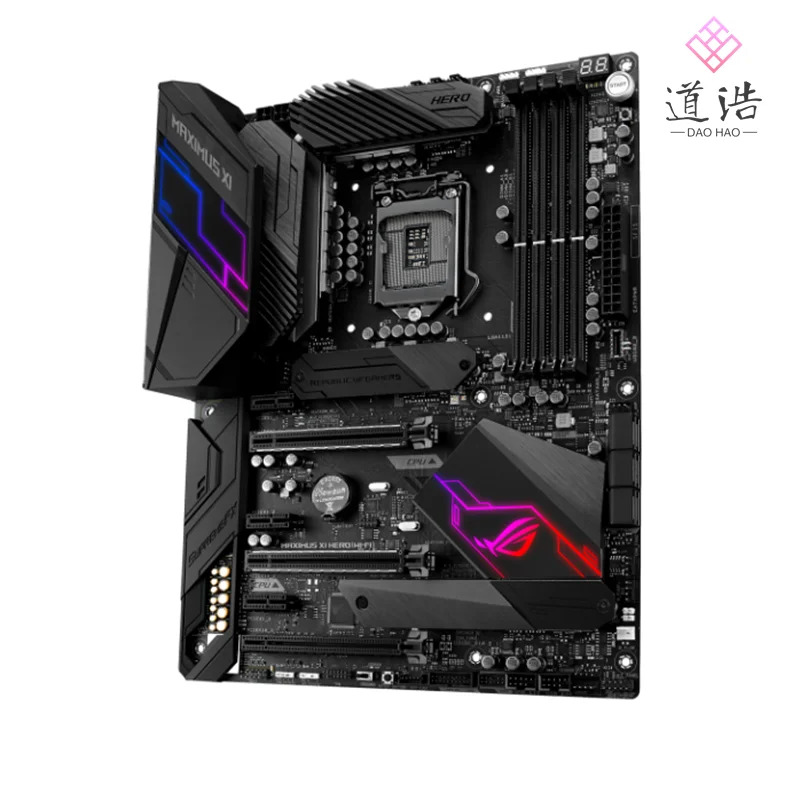 ROG MAXIMUS XI HERO WIFI 마더보드 128GB PCI-E3.0 HDMI M.2 LGA 1151 DDR4 Z390 메인보드 완전 작동 리퍼