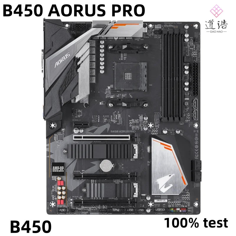 B450 AORUS PRO 마더보드64GB HDMI M.2 소켓 AM4 DDR4 메인보드 완전 작동 리퍼