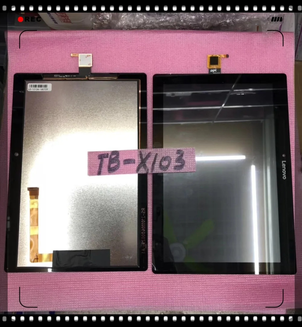 Lenovo호환 Tab 3Plus TB-X103F TB-X103 TB X103 LCD 매트릭스 패널 터치 스크린 디지타이저 어셈블리 10.1 인치 디스플레이
