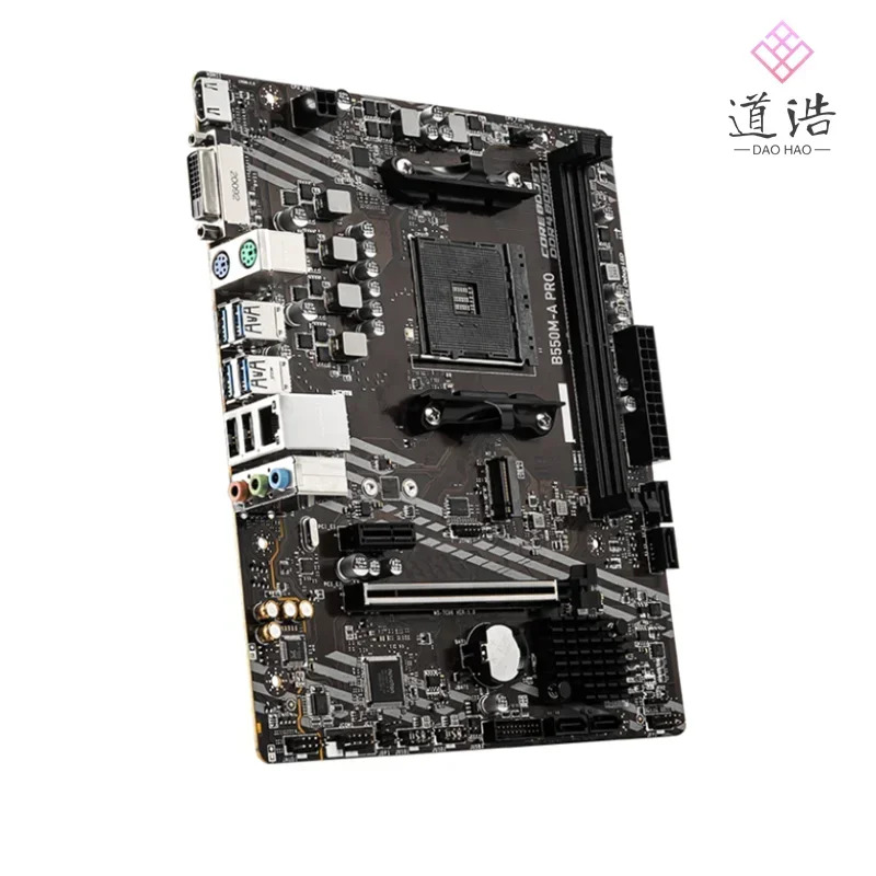 B550M-A PRO 마더보드64GB HDMI DVI-D M.2 소켓 AM4 DDR4 마이크로 B550 메인보드 완전 작동 리퍼