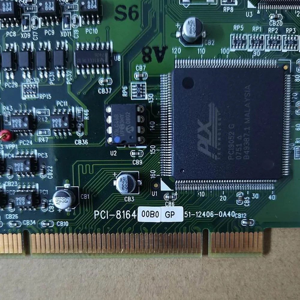 ADLINK PCI-8164 4축 스테퍼 서보 모션 제어51-12406-0A40 스텝