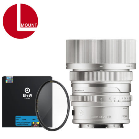 (BW필터) 시그마 C 35mm F2 DG L마운트 실버 리뉴얼