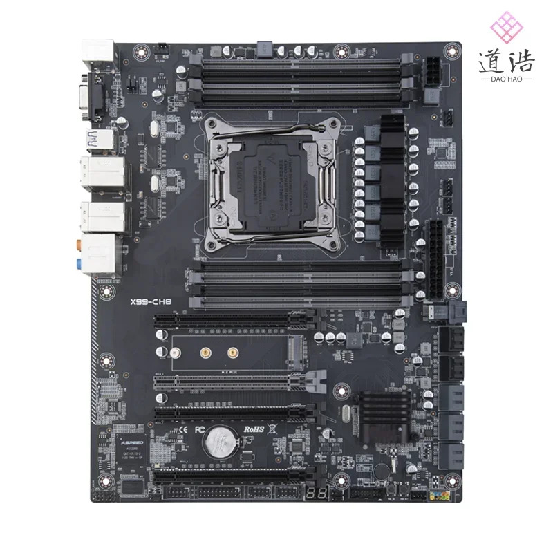 HUANANZHI X99-CH8 마더보드 LGA 2011-3 DDR4 256GB M.2 6xSATA3.06Gbps 메인보드 완전 작동 리퍼
