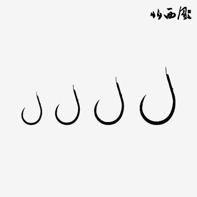 북서풍 무미늘 벵에돔 바늘 바깥미늘 구레바늘 긴꼬리벵에돔 훅 - 상세 이미지 2