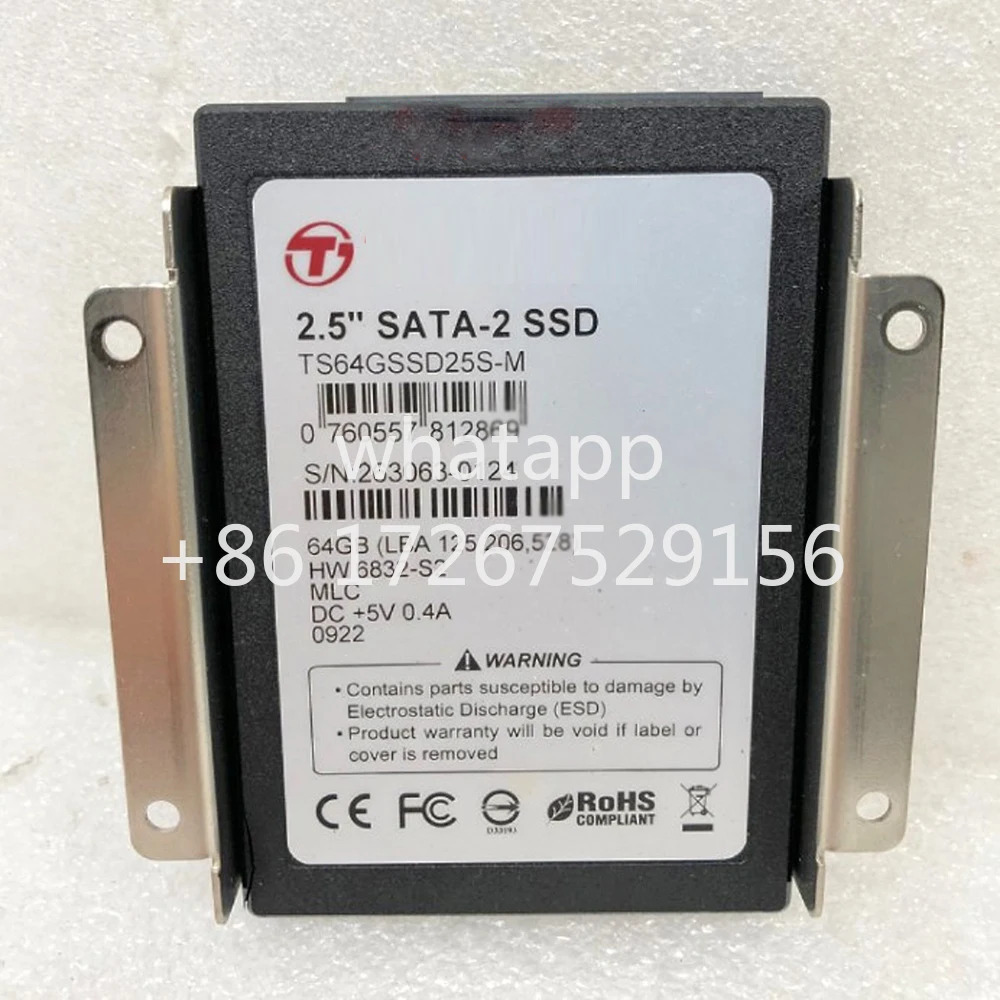 트랜센드TS64GSSD25S-M 263063 -0124 SATA-2 SSD 64GB 2.5인치 산업솔리드 스테이트 드라이브는 하게 작동
