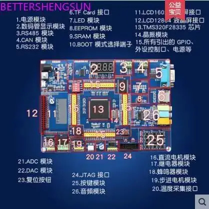 TMS320F28335 DSP 개발보드/학습 28335 코어