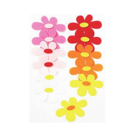 ARTONE 환경미화 펠트 환경꾸미기재료 들꽃(12)SET (7X5cm)