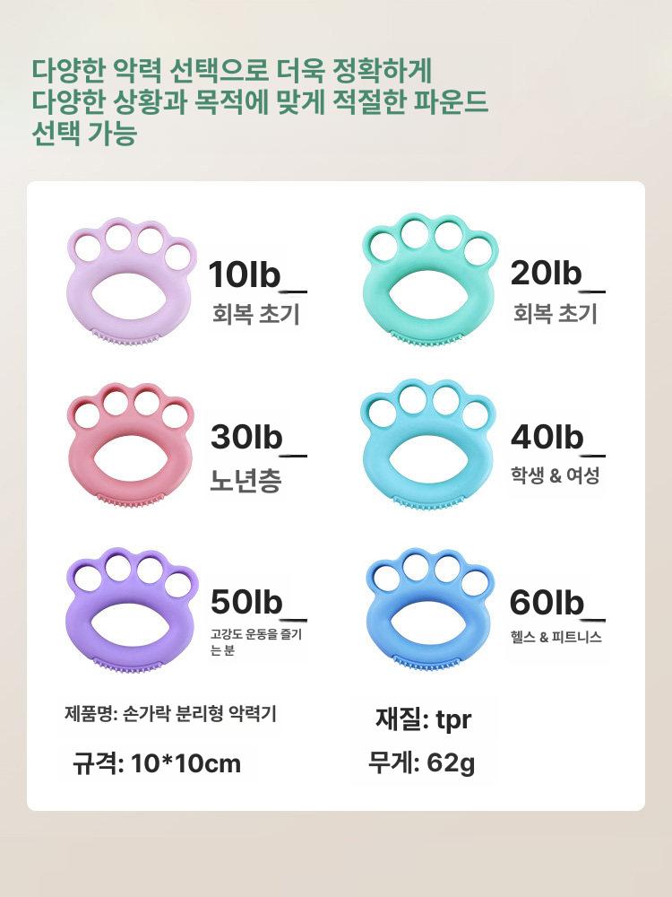 손가락 근력 강화기 링 손힘 운동기구 - 상세 이미지 5