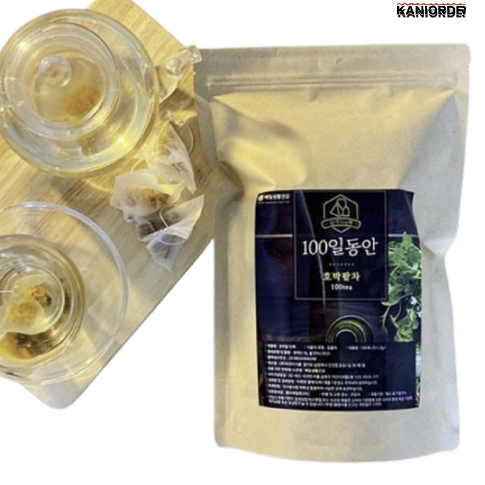 팥호박차 티백 호박팥물 국내산 건강 차 티 사무실 맛있는 물 100개 - 상품 이미지