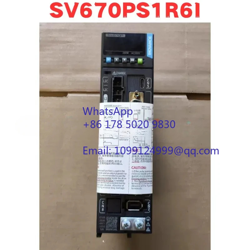 리퍼 서보 드라이버 SV670PS1R6I 정상 기능 완료