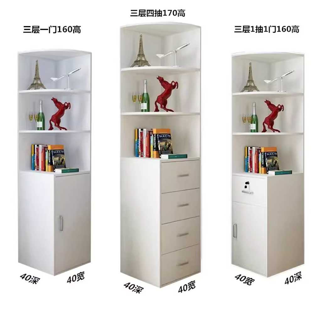 코너장 틈새 수납함 소파 거실 용 보관 사이드 진열 캐비닛 A 이미지 6