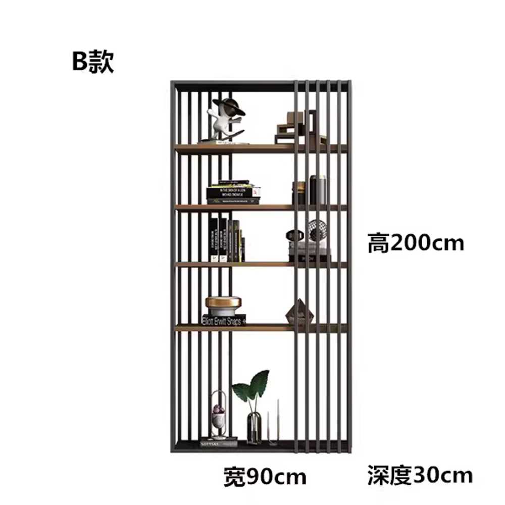 파티션 책장 공간가구 거실 분리 조립식 북선반 서재 A타입 80x30x200 이미지 7