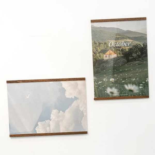 가로형 벽걸이 투명 액자 프레임 투명 아크릴 액자 포스터 자석