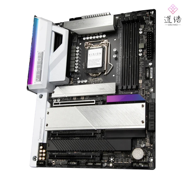 Z590 VISION G 마더보드128GB LGA 1200 DDR4 메인보드 완전 작동 리퍼