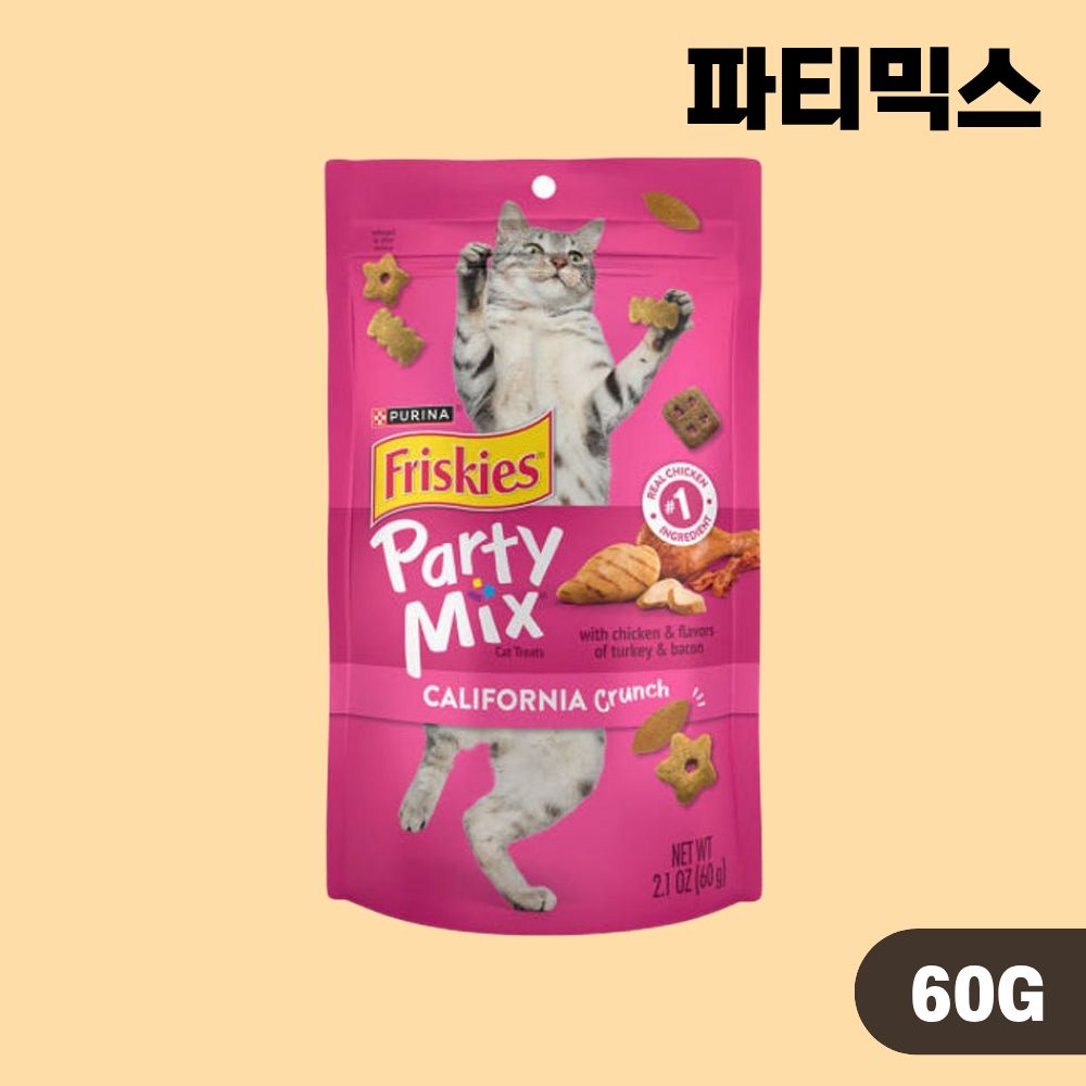 퓨리나 파티믹스 고양이간식 8종 콤보, 60g, 8개 이미지 8