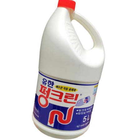 배수관 유한 씽크대 세면대 막힘 용해제 펑크린 5.5L