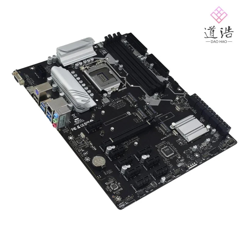 Biostar TZ590-BTC DUO 마더보드 128GB M.2 HDMI PCI-E4.0 LGA 1200 DDR4 Z590 메인보드 완전 작동 리퍼