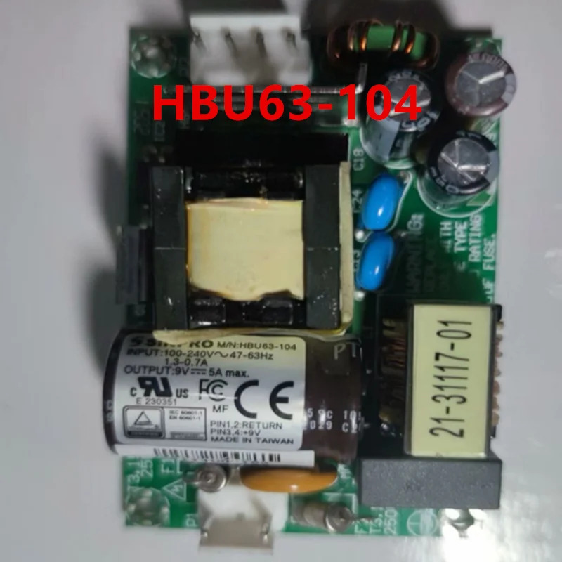 SINPRO 9V5A 전원공급장치 HBU63-104 21-31117-01 새 원본 전원 보드