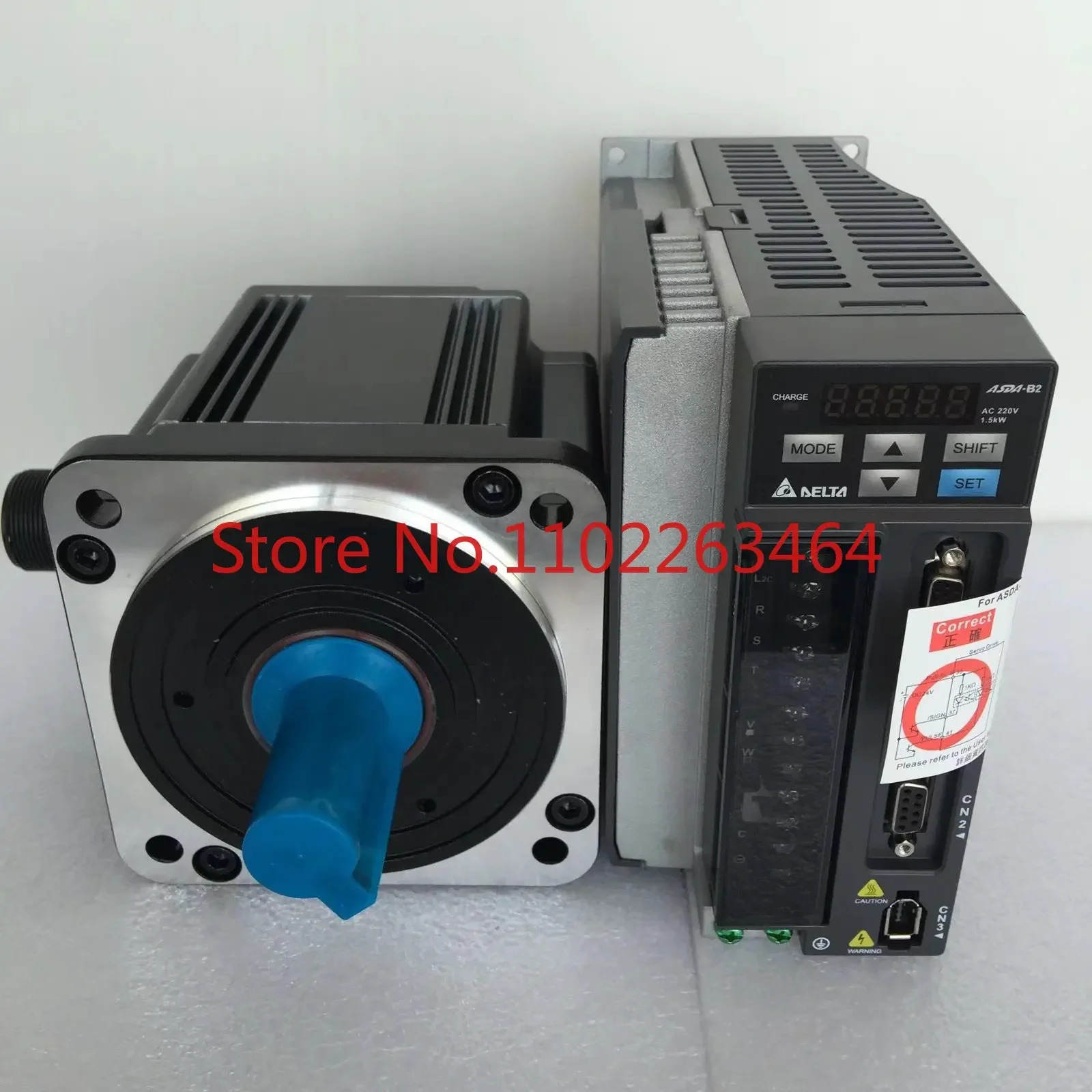 750W 3000R/min AC 서보모터 드라이브 키트 ECMA-C10807RS ASD-A2-0721-M 브레이크 없는 케이블 포함