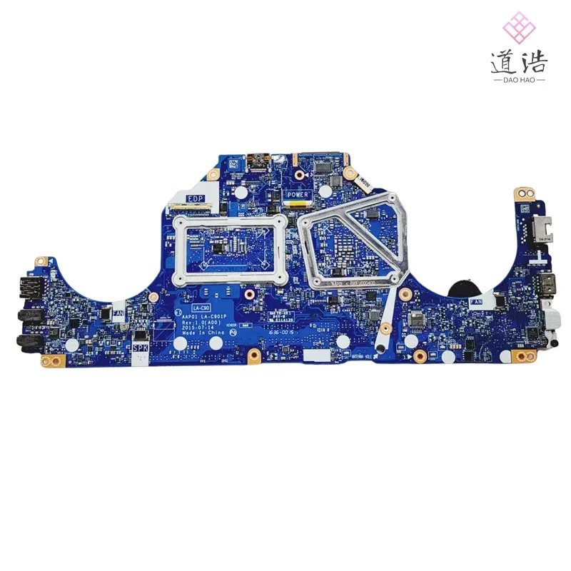 AAP01 LA-C901P Dell Alienware 13 R2 노트북 마더보드 CN-0NHYX3 0NHYX3 NHYX3 CPU I7-6500U GPU X960M 2GB 정상 작
