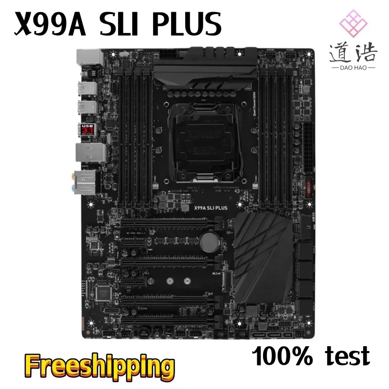 X99A SLI PLUS 마더보드128GB LGA 2011-3 DDR4 X99 메인보드 완전 작동 리퍼