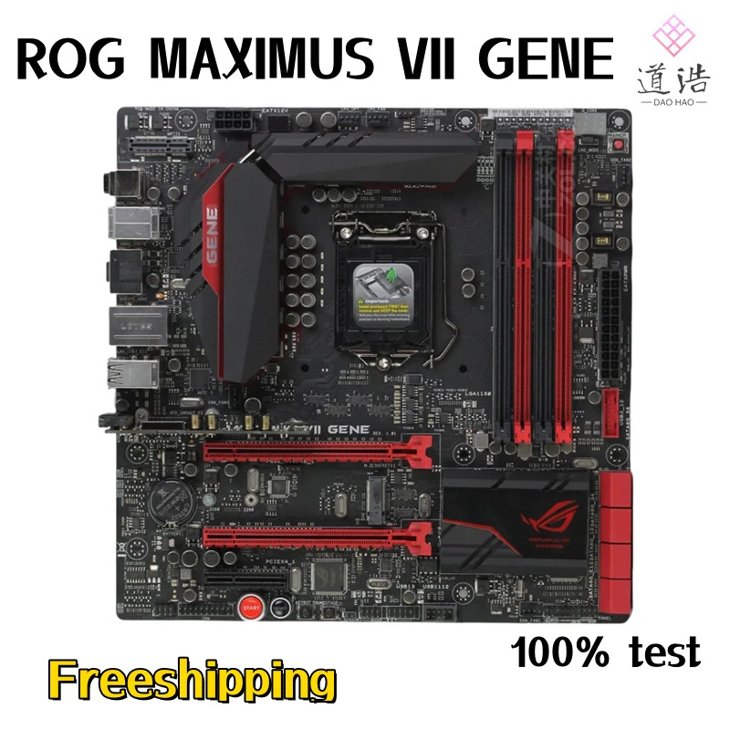 ROG MAXIMUS VII GENE 마더보드 32GB M.2 HDMI PCI-E3.0 LGA 1150 DDR3 마이크로 Z97 메인보드 완전 작동 리퍼