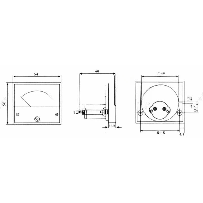 10pcs 전류계 JS-85C1-30mA 2선 패시브 0-4-20mA 측정 피드백 디스플레이