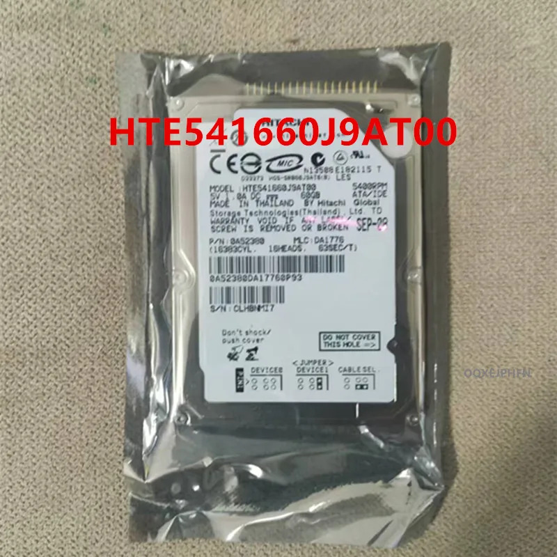 히타치오리지널 하드 60GB IDE 2.5 인치 HT541660J9AT00 HTS548060M9AT00 거신