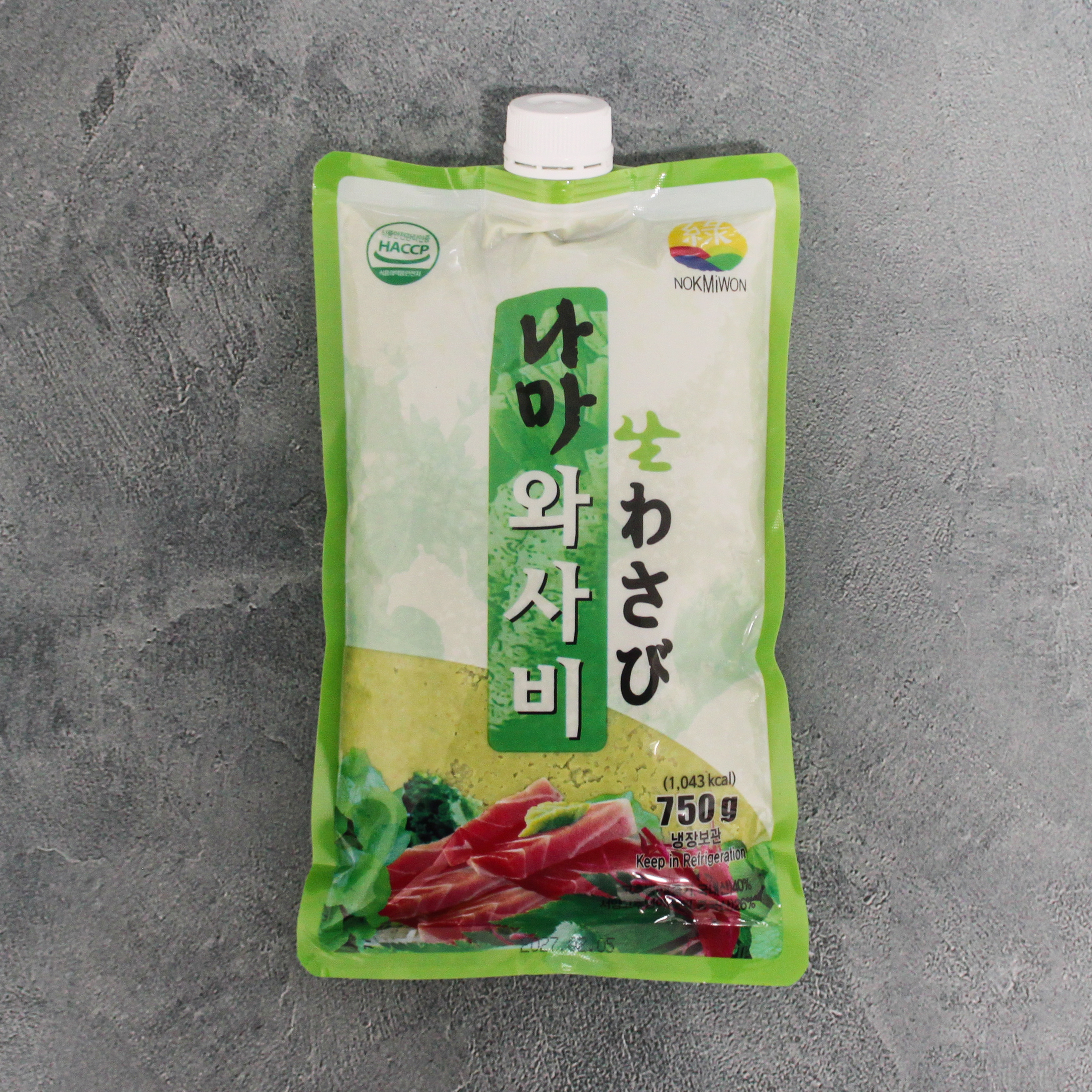 녹미원 나마 와사비 750g 20개 1박스 생 고추냉이 업소용 국내산 - 상품 이미지
