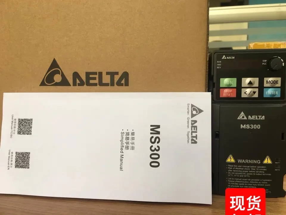 2025.4VFD9A0MS43ANSAA 델타 주파수 변환기 3.7KW 3상 380V 미니 MS300 시리즈 .