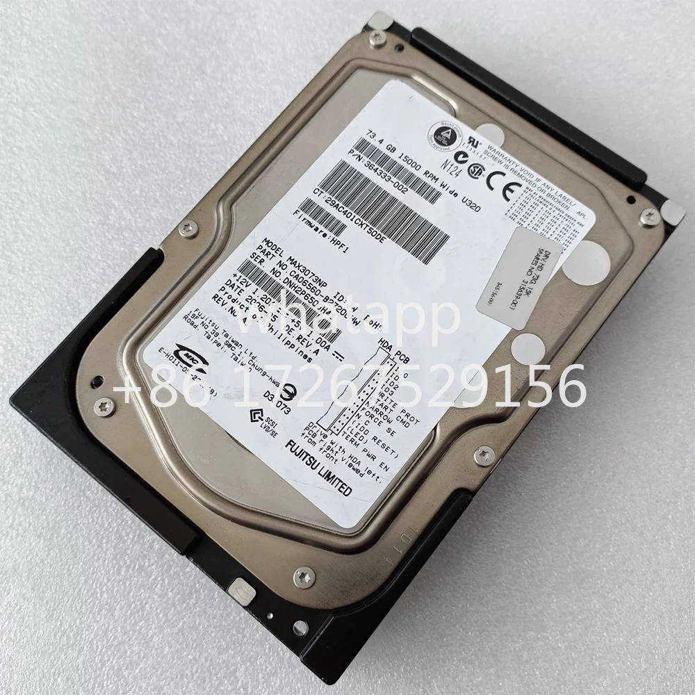 MAX3073NP 315639 -001 364333 -002 hp호환15K 73G 68핀 SCSI 하드