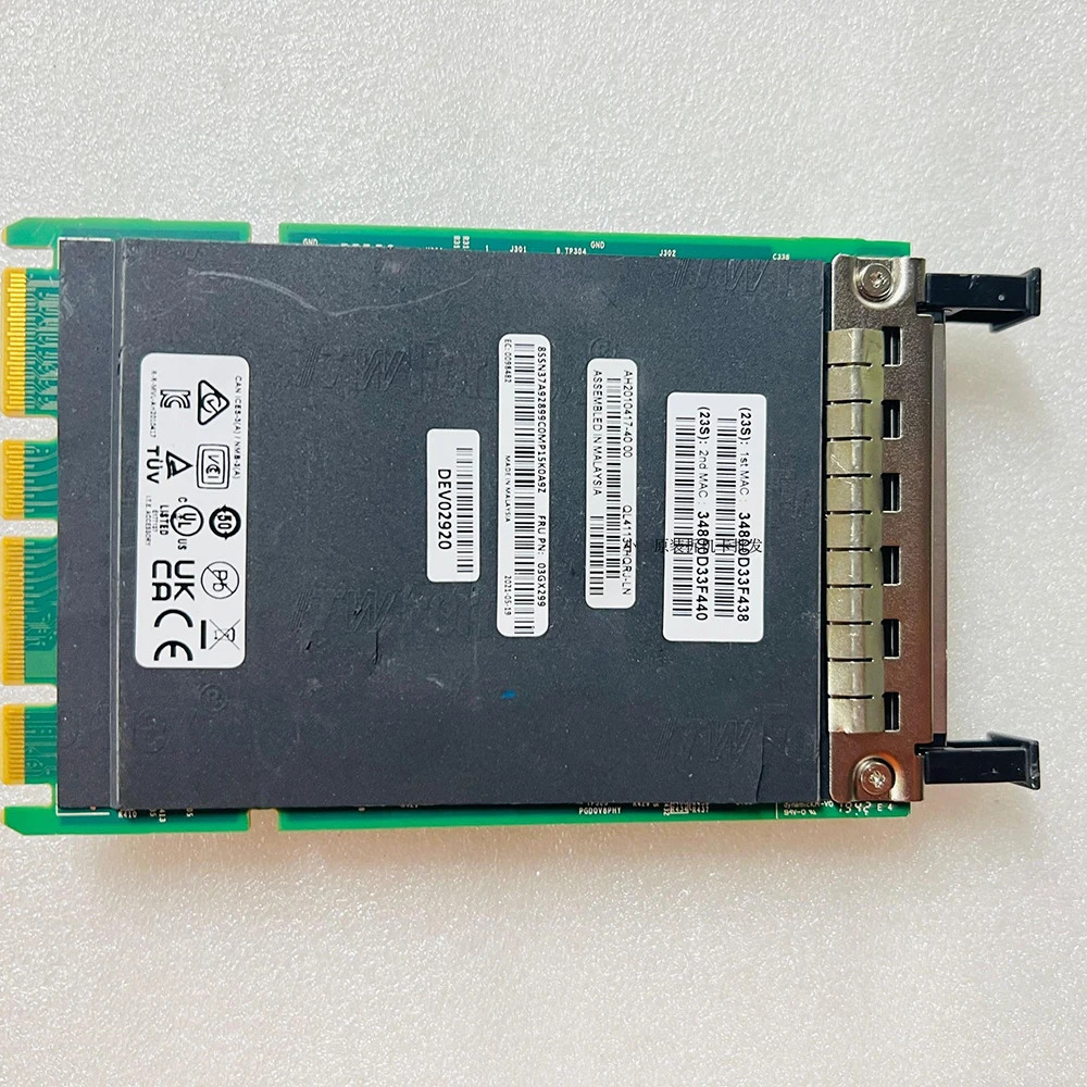 QLOGIC 03GX299 10G RJ45 4포트 10기가비트 이더넷 카드 QL41134HQRJ-LN용