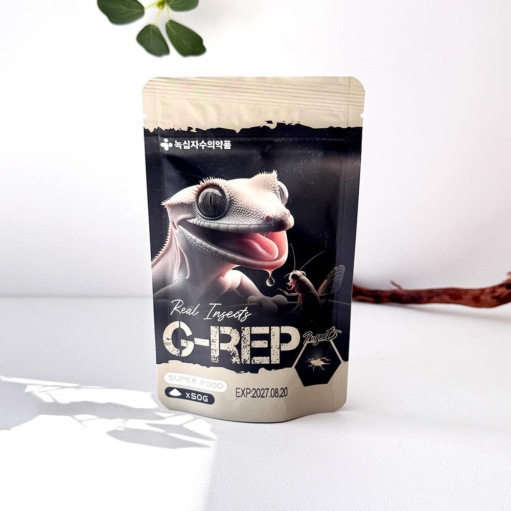 지렙인섹트 지렙 슈퍼푸드 도마뱀 크레스티드게코 먹이 사료 50g 제품 이미지