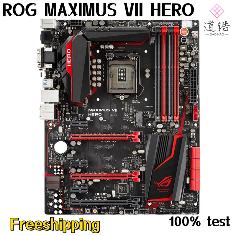 ROG MAXIMUS VII HERO 마더보드 32GB HDMI PCI-E3.0 M.2 LGA 1150 DDR3 Z97 메인보드 리퍼 완료