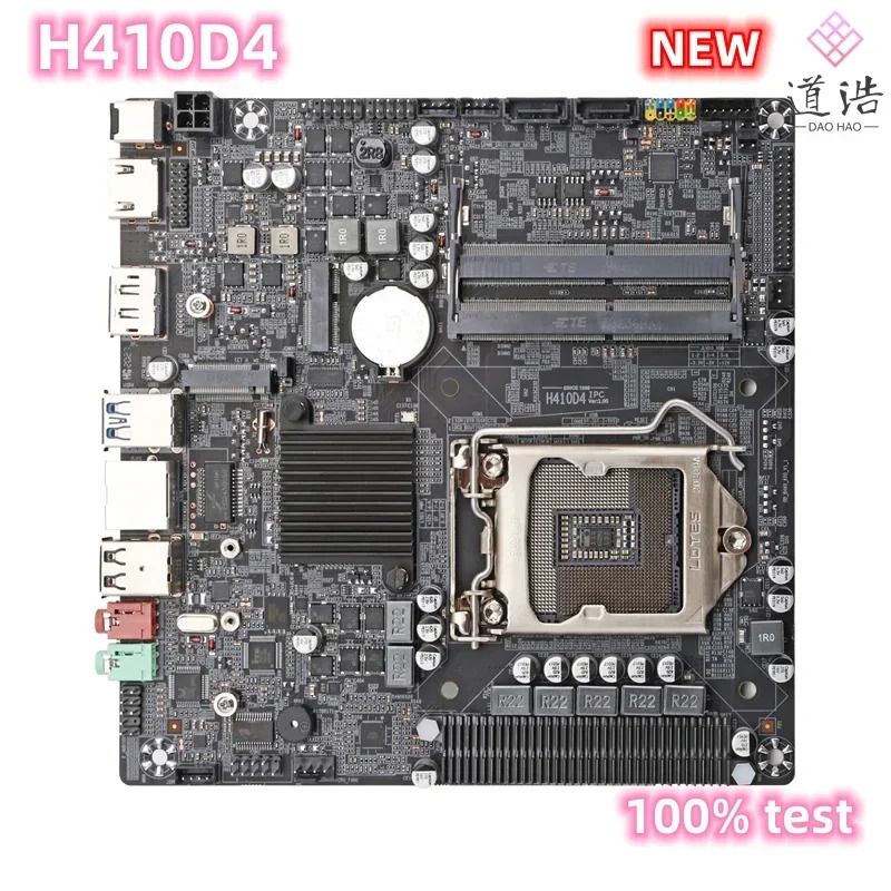 Onda H410D4 IPC 미니 마더보드기능 64GB DP HDMI M.2 LGA 1200 DDR4 H410 메인보드 완전 작동 리퍼