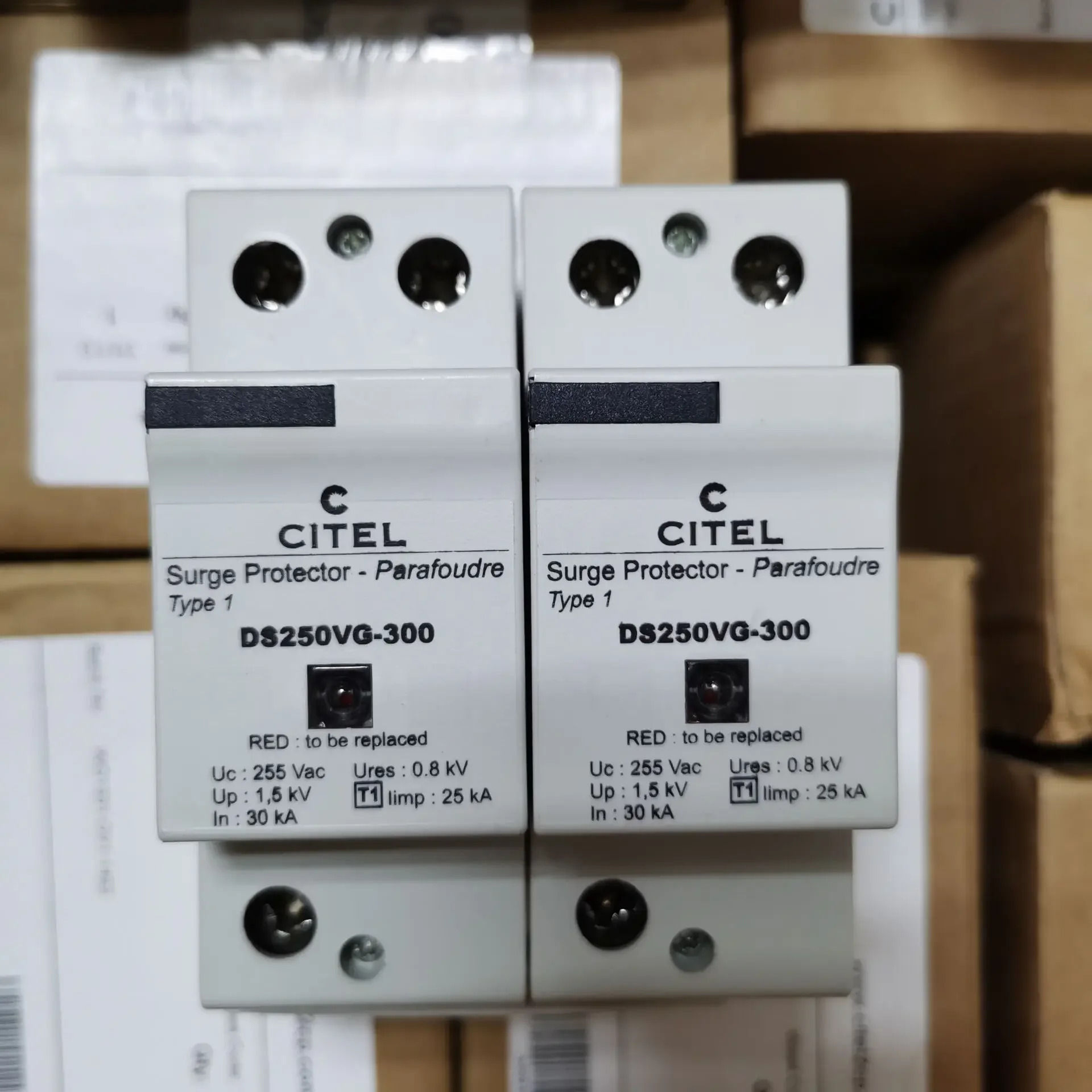 충격적West Dale CITEL 일류 서지 보호기 DS250VG-300 철도 보호 포장