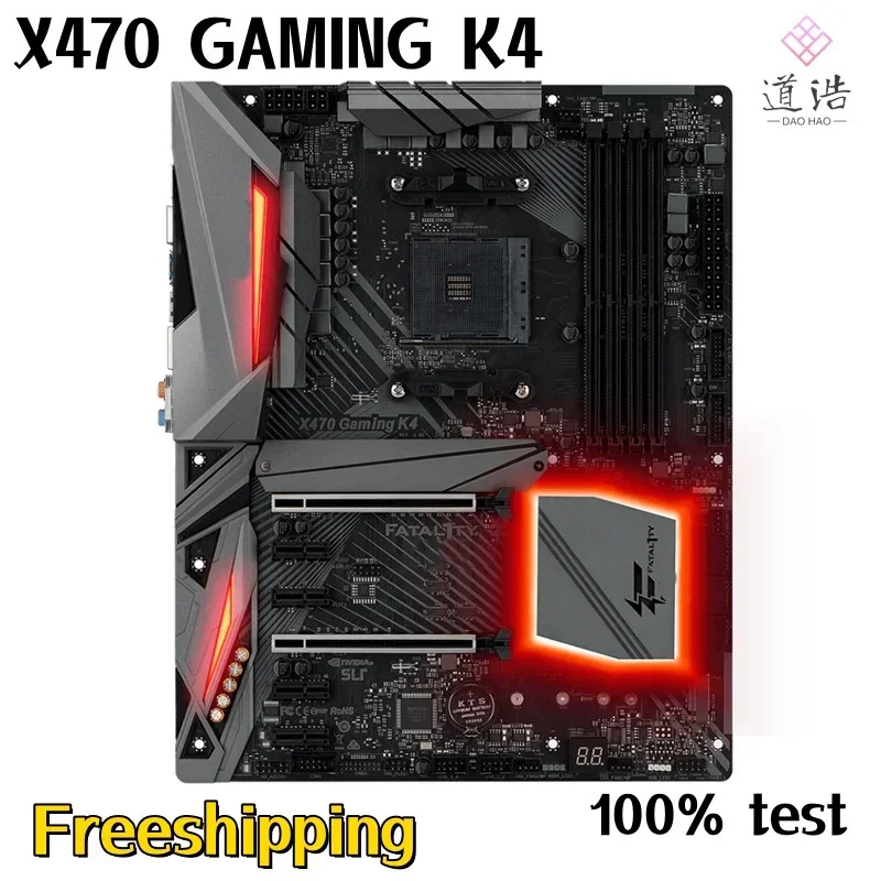 ASRock호환 X470 GNG K4 데스크탑 마더보드 64GB HDMI PCI-E3.0 M.2 소켓 AM4 DDR4 메인보드 완전 작동 리퍼