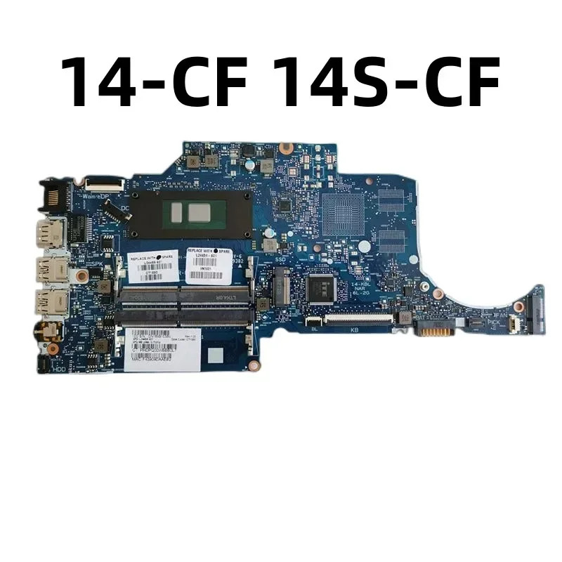 hp호환 14-CF 14S-CF 노트북 PC 마더보드 I3-7100 L41568-601 L41568-001 DDR4 메인보드 완전 작동 리퍼