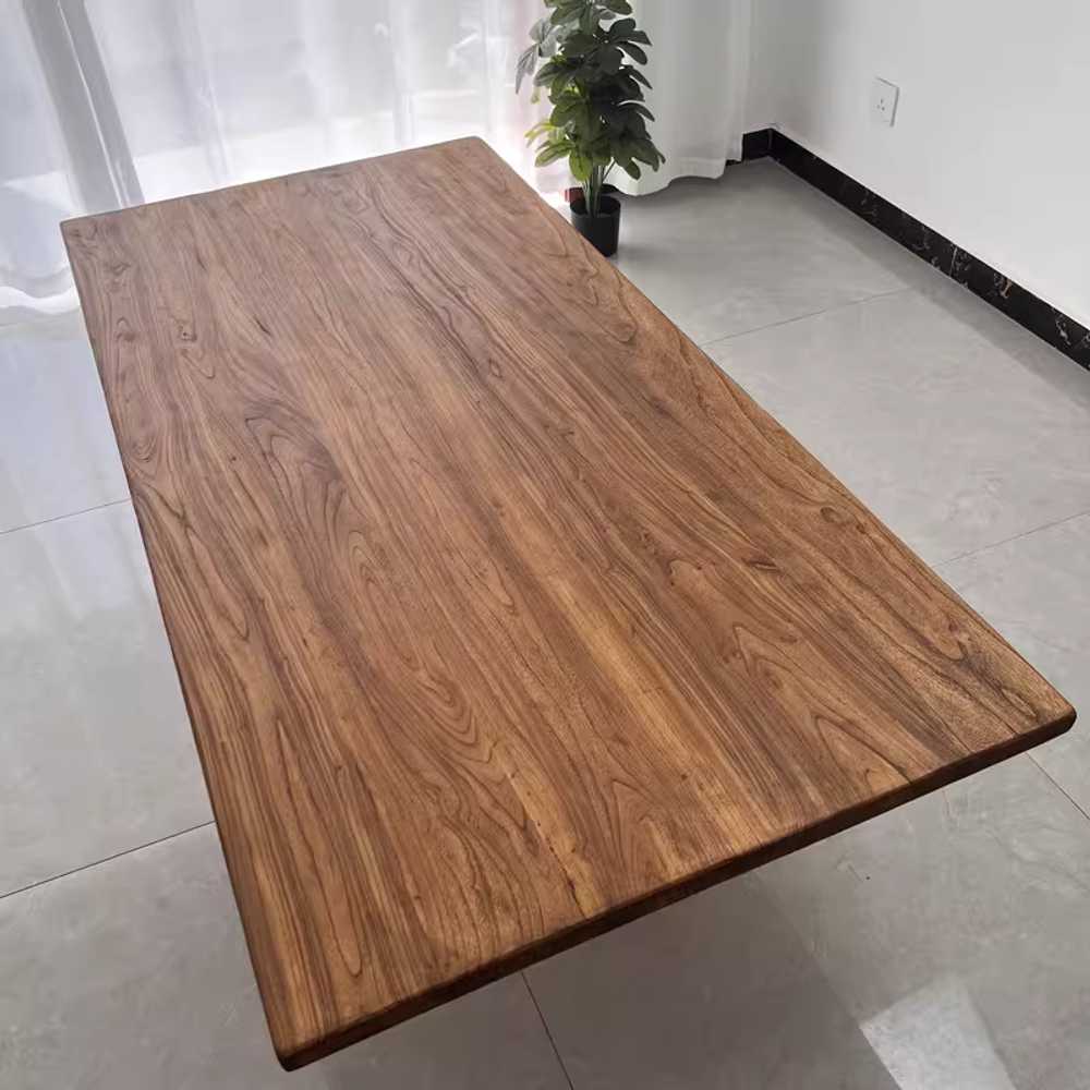 고재 테이블 상판 통나무 지지대 카페 거실 가구 대형 조립식 플랫 / 100x60x3cm 이미지 7