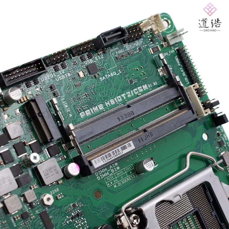PRIME H510T2/CSM Mini-ITX 마더보드64GB LGA 1200 지원 대 CPU DDR4 H510 완전 작동 리퍼