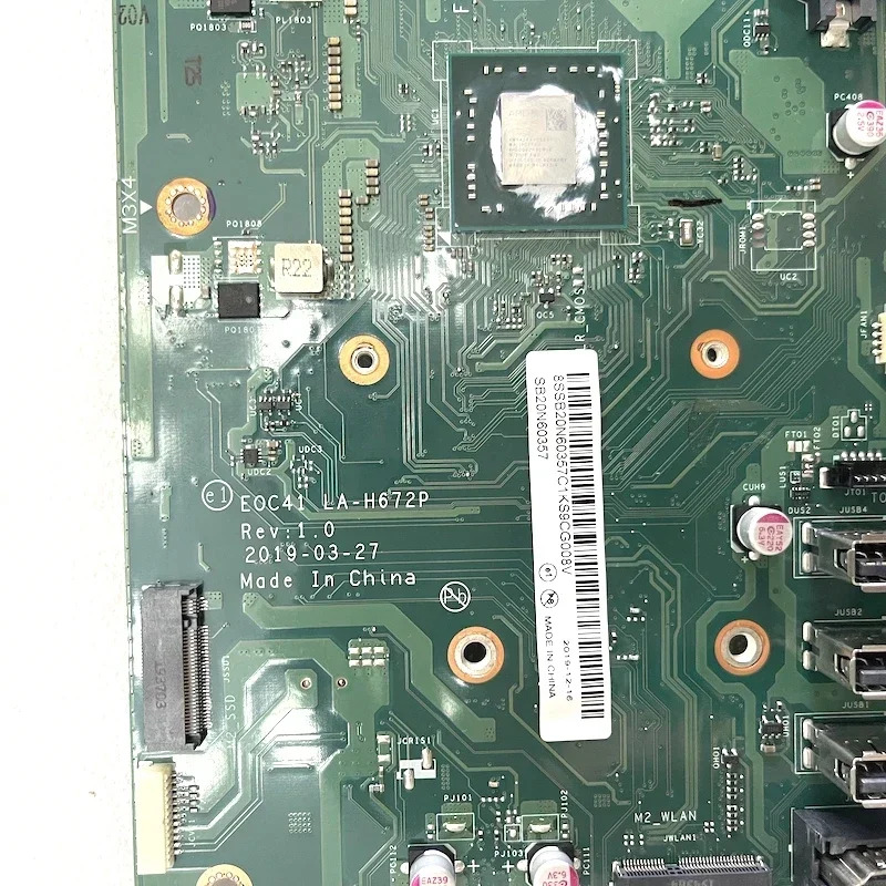E0C41 LA-H672P Lenovo호환 A340-22AST A9-9425 AIO 마더보드 01LM957 메인보드 리퍼된