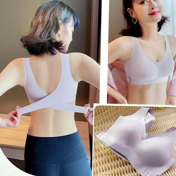 조절형 여성 스포츠브라 이너웨어 노와이어 데일리 심리스 브라 - 상품 이미지